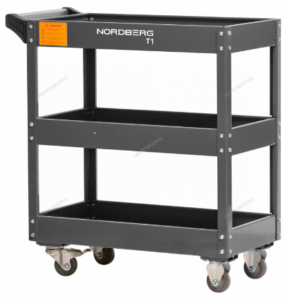 Тележка инструментальная профессиональная, серая NORDBERG T1(G)