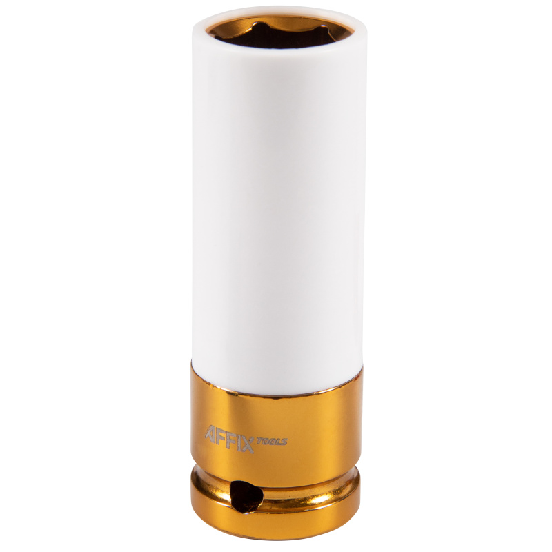 AFFIX Головка торцевая ударная глубокая 1/2", 19 мм, тонкостенная, пластиковая защита AF00645119