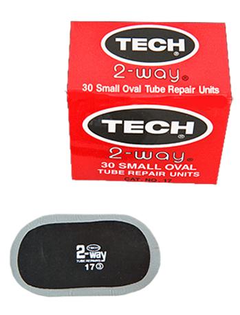 Заплатка овальная 65х40мм Tech 17