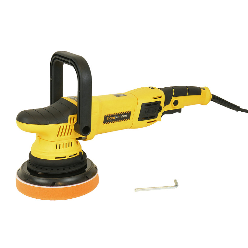 Полировальная машина эксцентриковая 125мм, 1250Вт, константная эл-ка, рег.обор. Hanskonner HAG918CPE