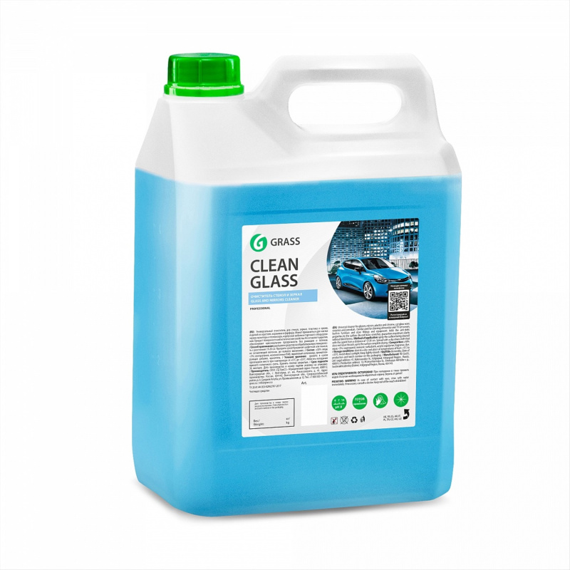 Моющее средство для помещений и автомобилей "Clean glass" (канистра 5 кг)
