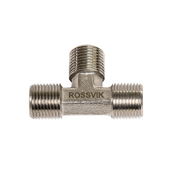 Тройник Т-обр ММM 1/4" ROSSVIK A137/4.R