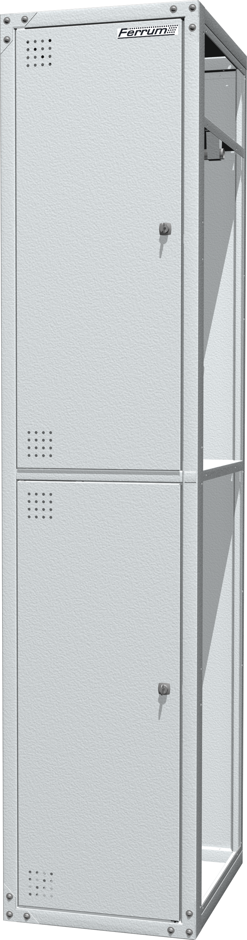 Шкаф раздевальный односекционный серии "Standart"  03.412/D-7035