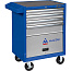 МАСТАК Тележка инструментальная, 4 ящика и отсек, синяя 522-04581B